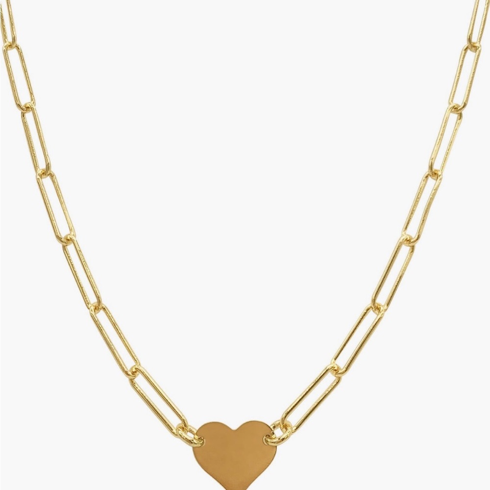 Brand New in package 14K Gold plated Heart Pendant Necklace